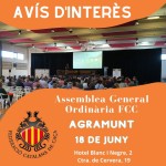 Agramunt acollirà el proper 18 de juny l’Assemblea Anual de la Federació Catalana de Caça